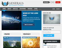 Tablet Screenshot of generals.org